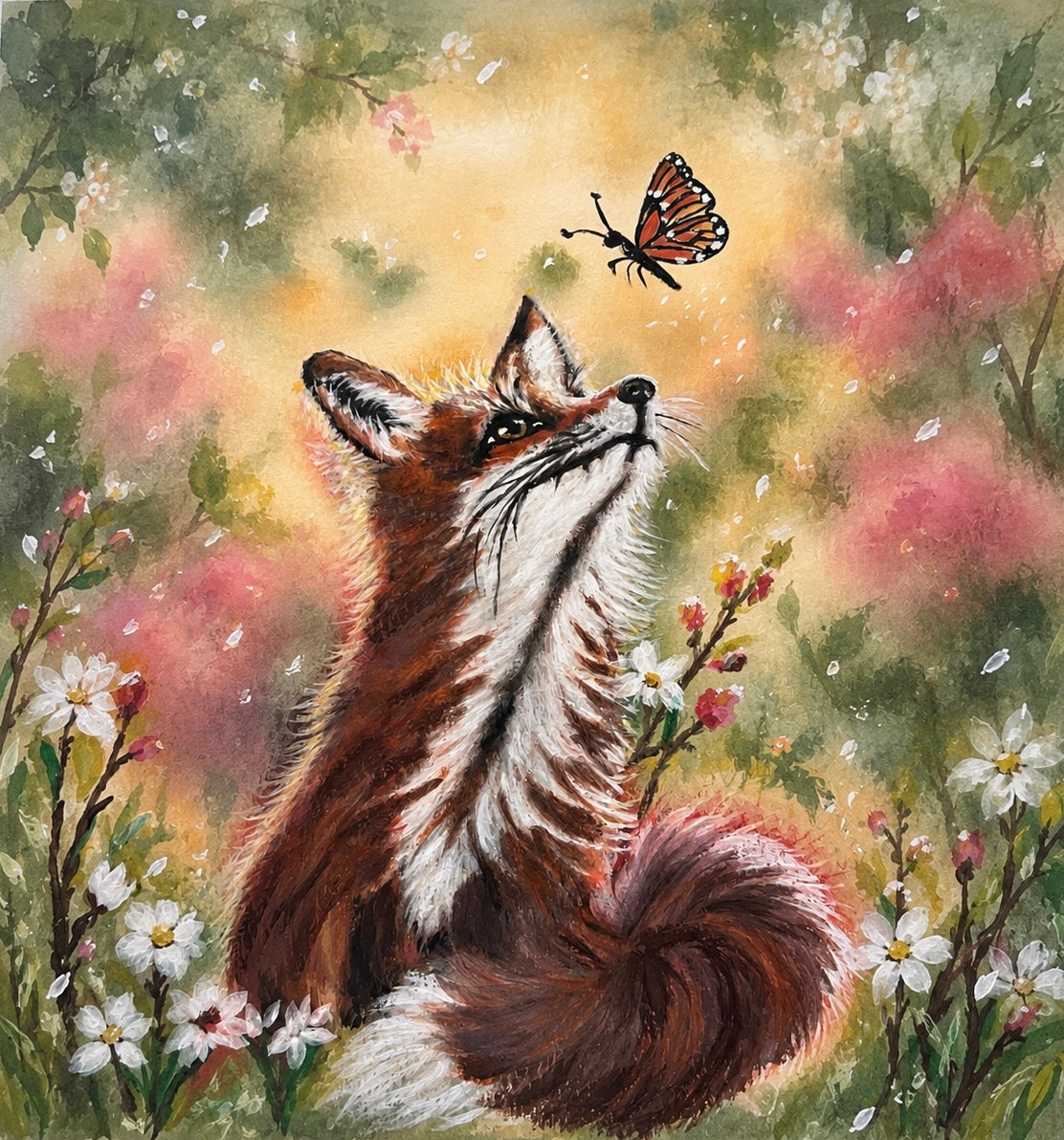 A Moment of Wonder

A little fox, a delicate butterfly, and a moment of pure wonder.