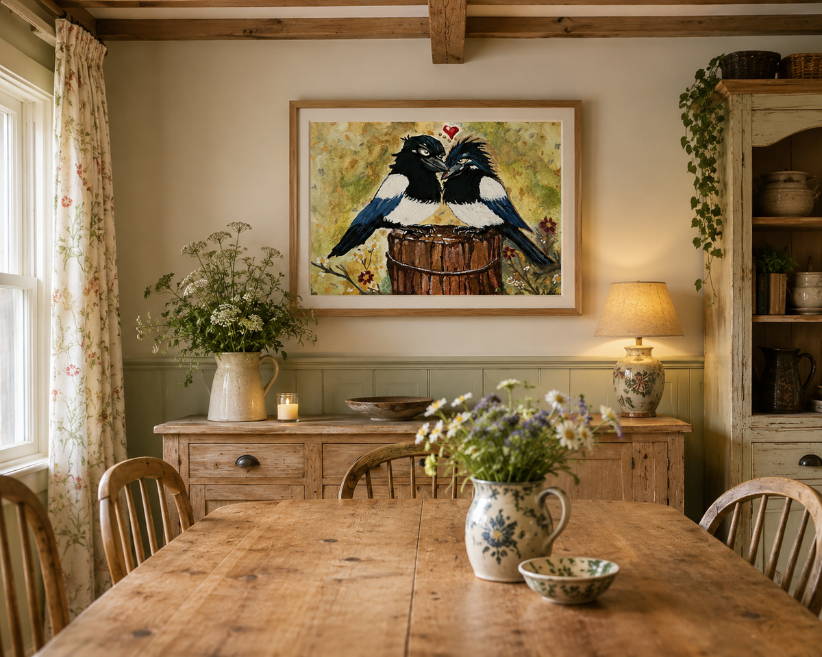 Partners in Caw, wall art