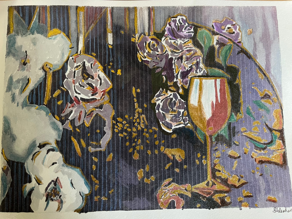 Class of wine wall art