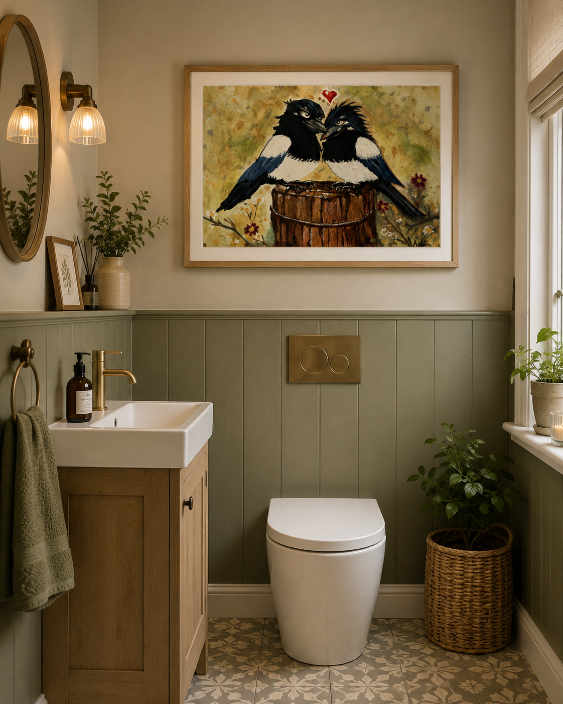 Partners in Caw, wall art