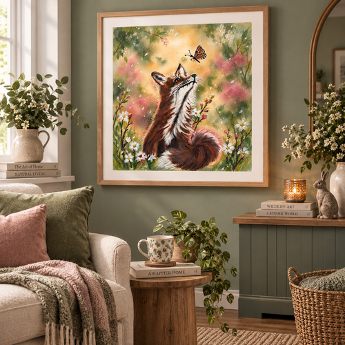 A Moment of Wonder

A little fox, a delicate butterfly, and a moment of pure wonder.