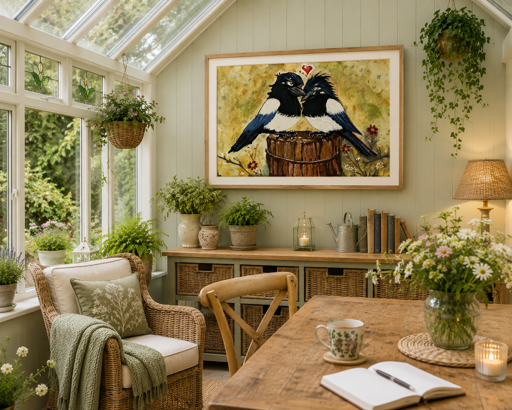 Partners in Caw, wall art