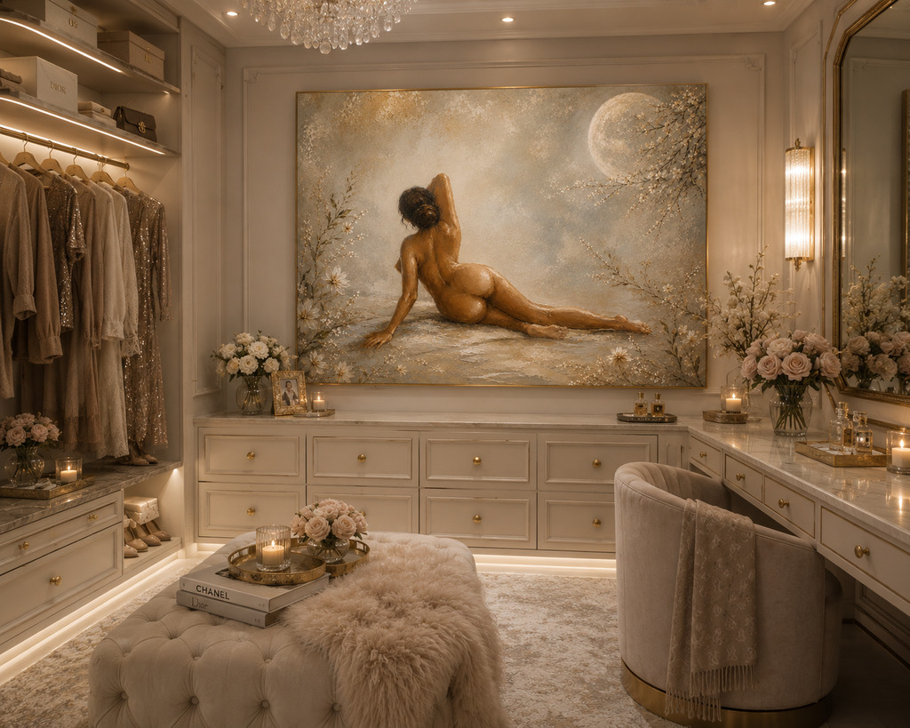Darling, wall art, elegant canvas print