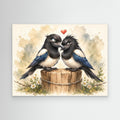 Partners in Caw, this fun piece would look fantastic in any room,  Study, living room, hallway, kids room.
