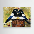 Partners in Caw, this fun piece would look fantastic in any room,  Study, living room, hallway, kids room.